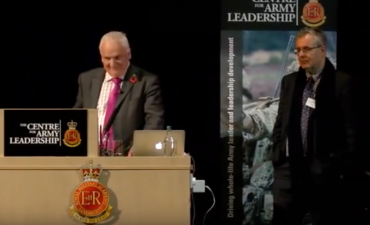 Centre For Army Leadership conference stage